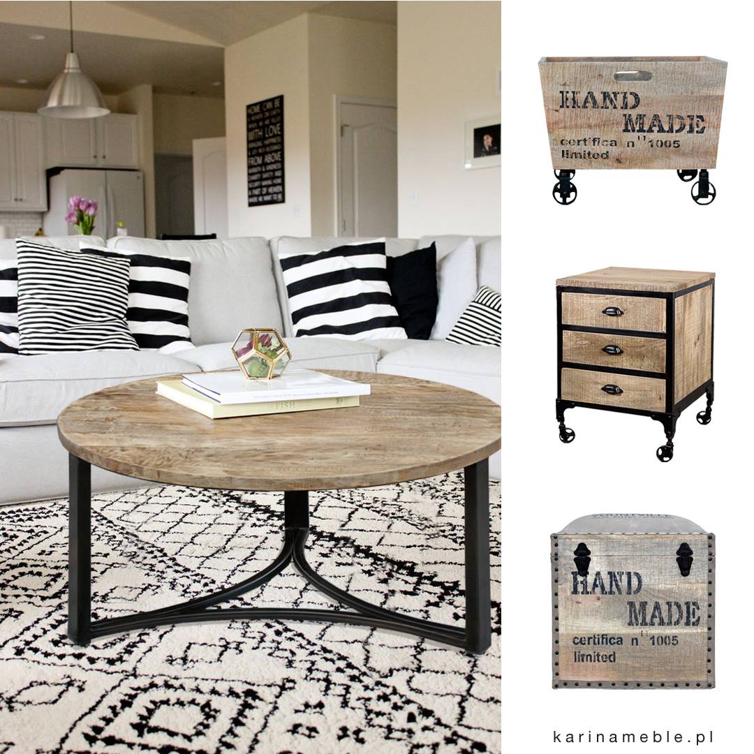 stolik, szafka, pufa, komoda, loftowe, industrialne, boho, vintage, drewniane, mango, drewno, palisander, akacja, indyjskie, kolonialne
