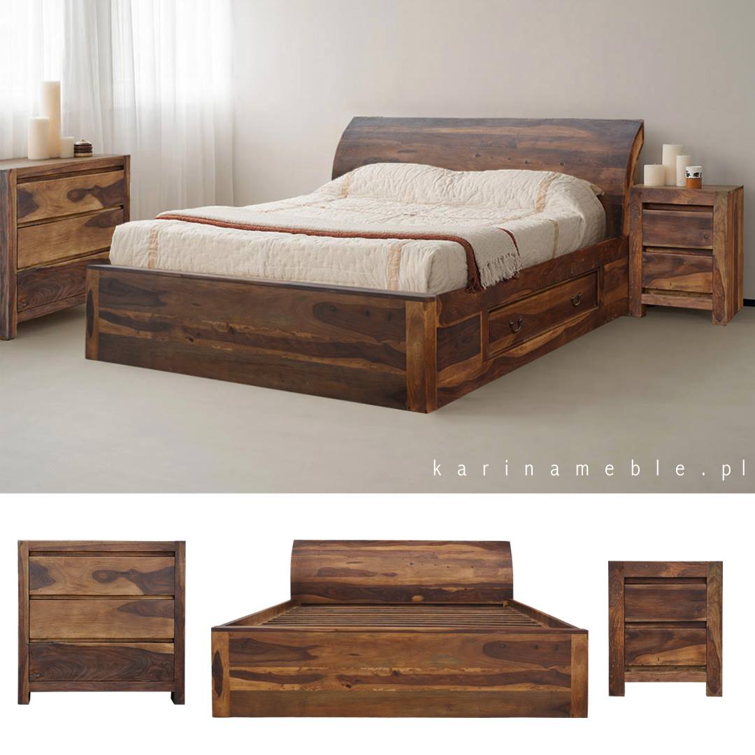 drewniane, łóżko, komoda, szafka, nocna, stolik, meble, sypialni, salon, przedpokój, jadalnia, gabinet, indyjskie, kolonialne, orientalne, drewno, palisander, akacja, mango, teak, klasyczny, jasny, brąz