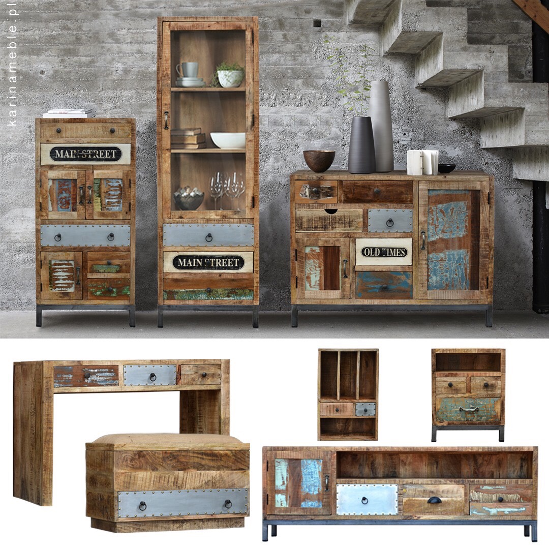 meble loftowe, meble industrialne, meble indyjskie, meble kolonialne, meble drewniane, meble do salonu, karina meble, drewno mango, meble orientalne