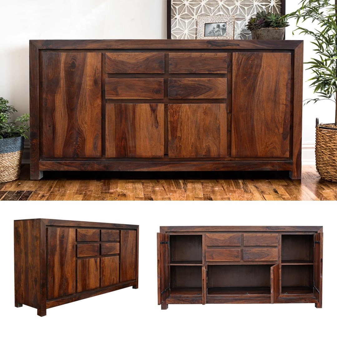 meble kolonialne komoda indyjska palisander sheesham salon szufladami