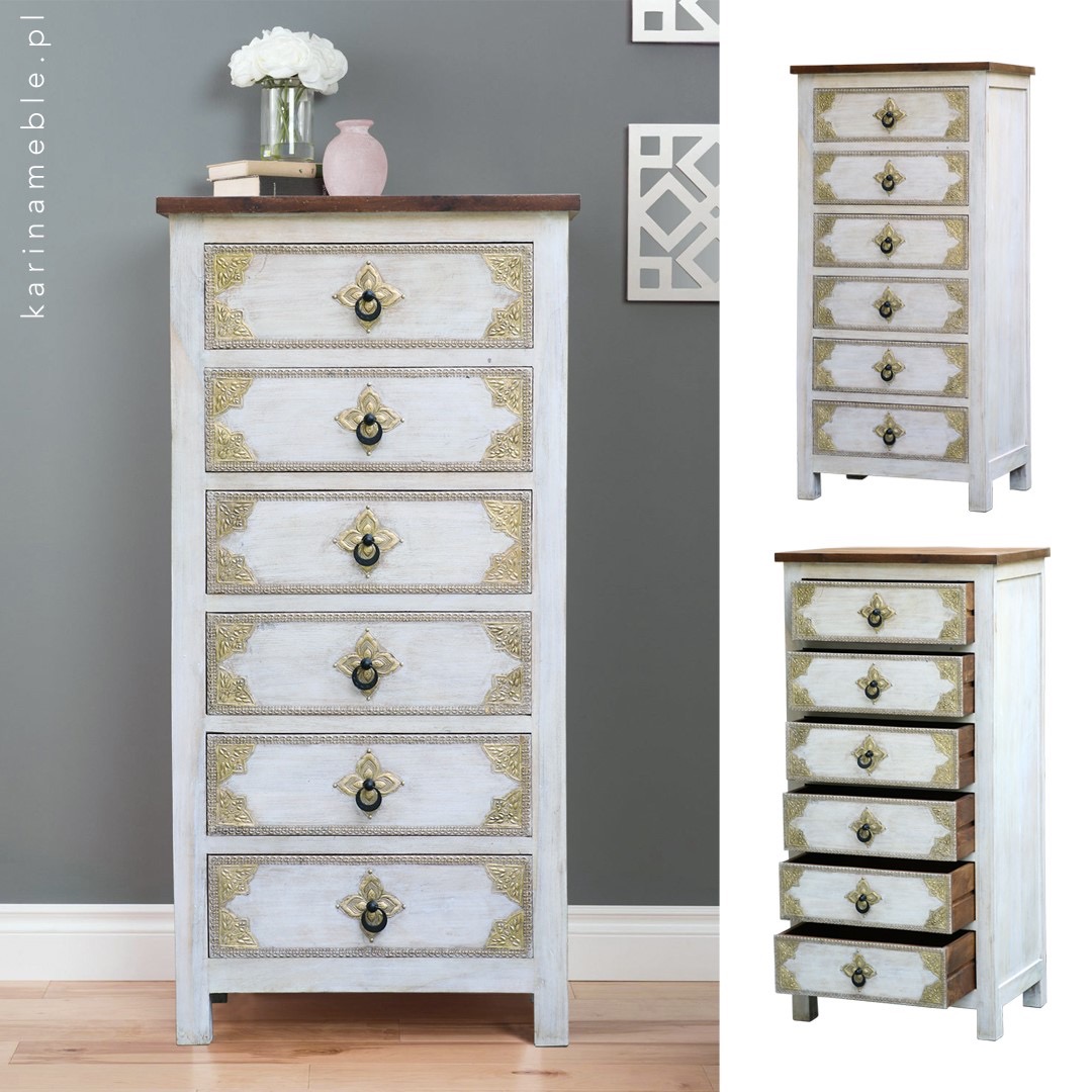 meble-orientalne-białe-komoda