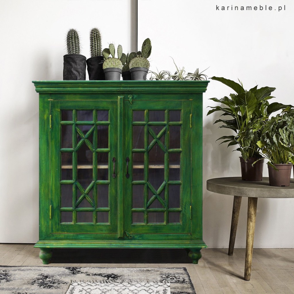 orientalna komoda, drewniana komoda, indyjska komoda