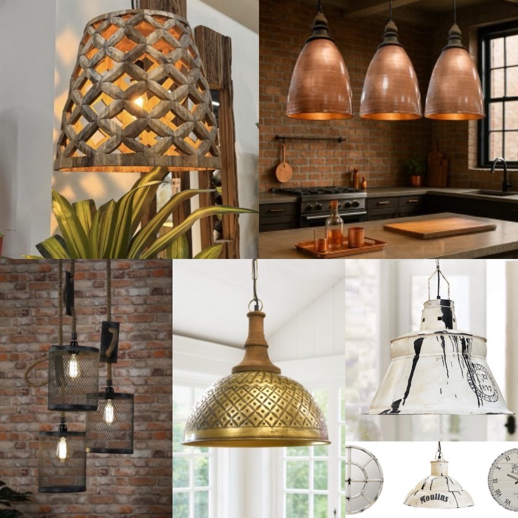 Lampy sufitowe loft i vintage – designerskie oświetlenie industrialne od Karina Meble, idealne do salonu, jadalni i kuchni.